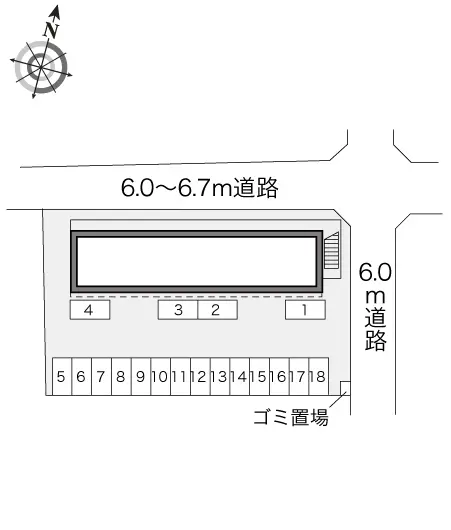 ★手数料０円★成田市三里塚光ケ丘　月極駐車場（LP）